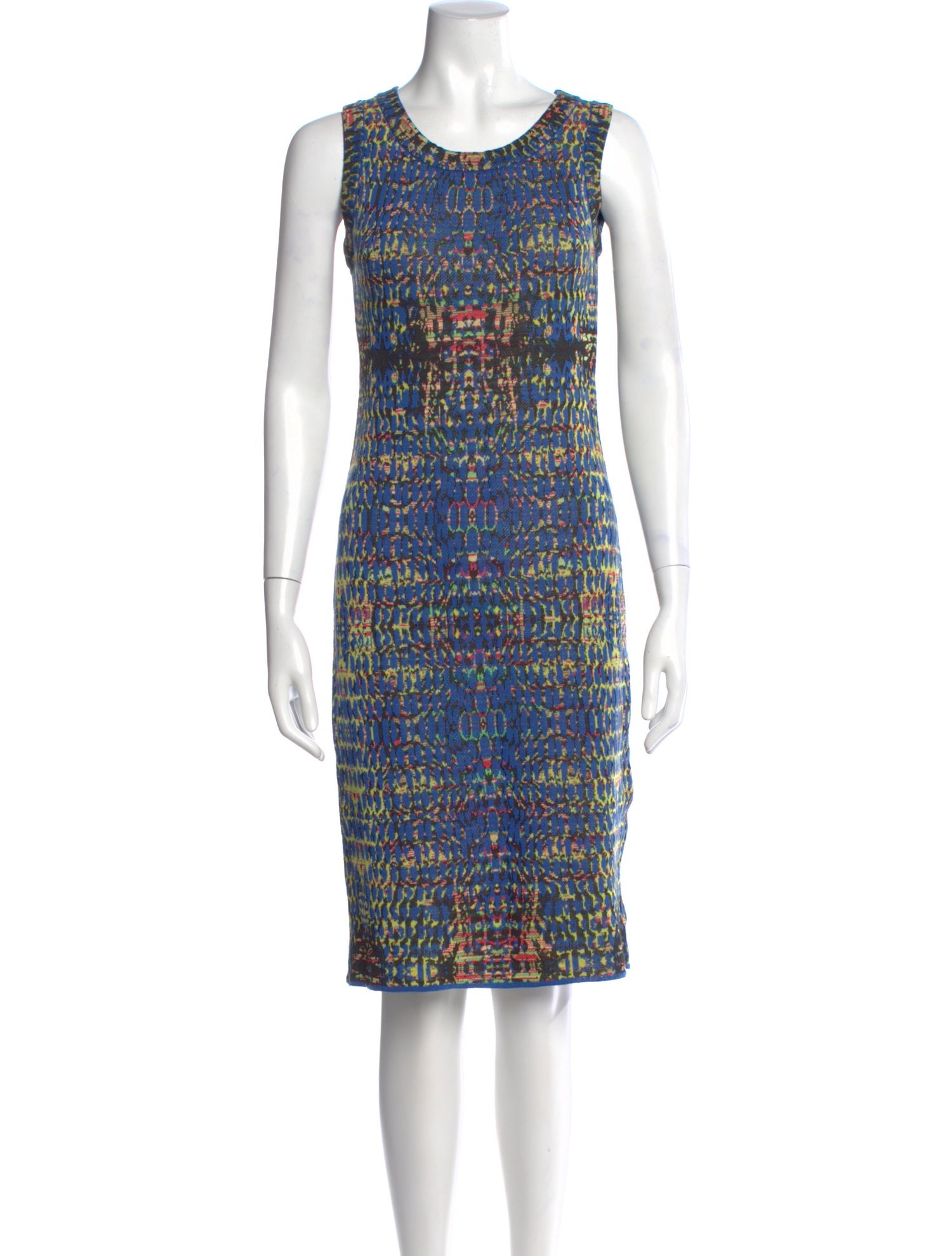 M Missoni Printed Knee-Length Dress