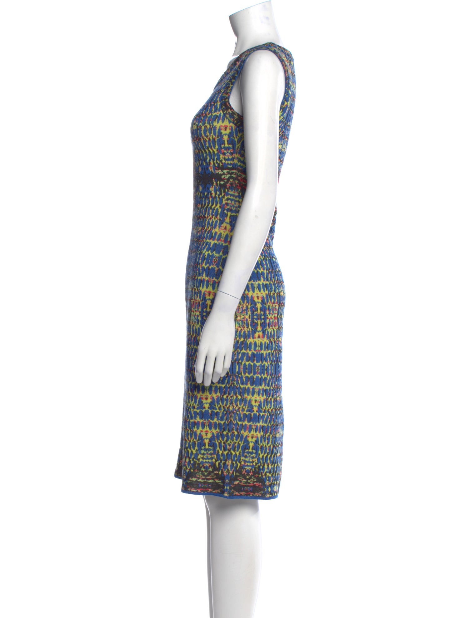 M Missoni Printed Knee-Length Dress