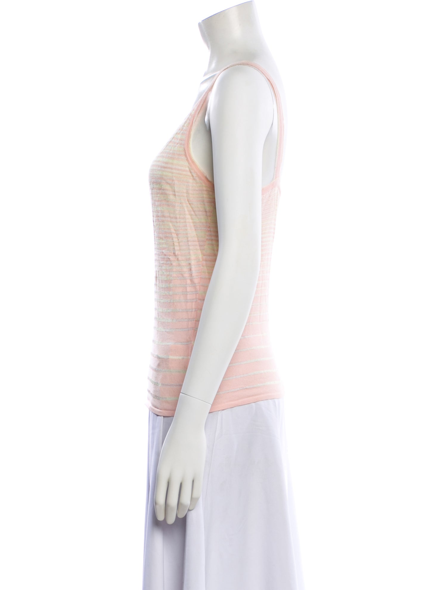 M Missoni Striped V-Neck Top