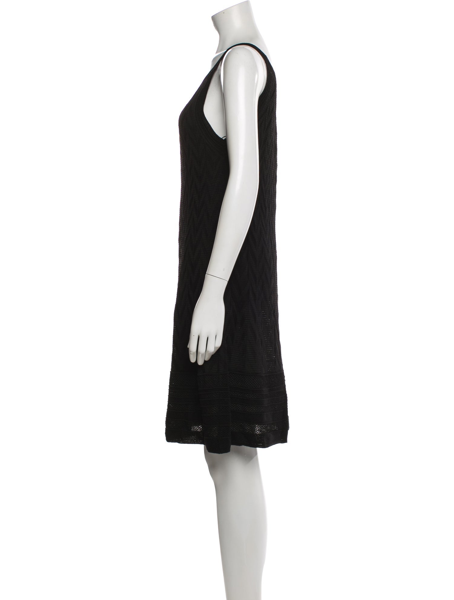 M Missoni Scoop Neck Mini Dress