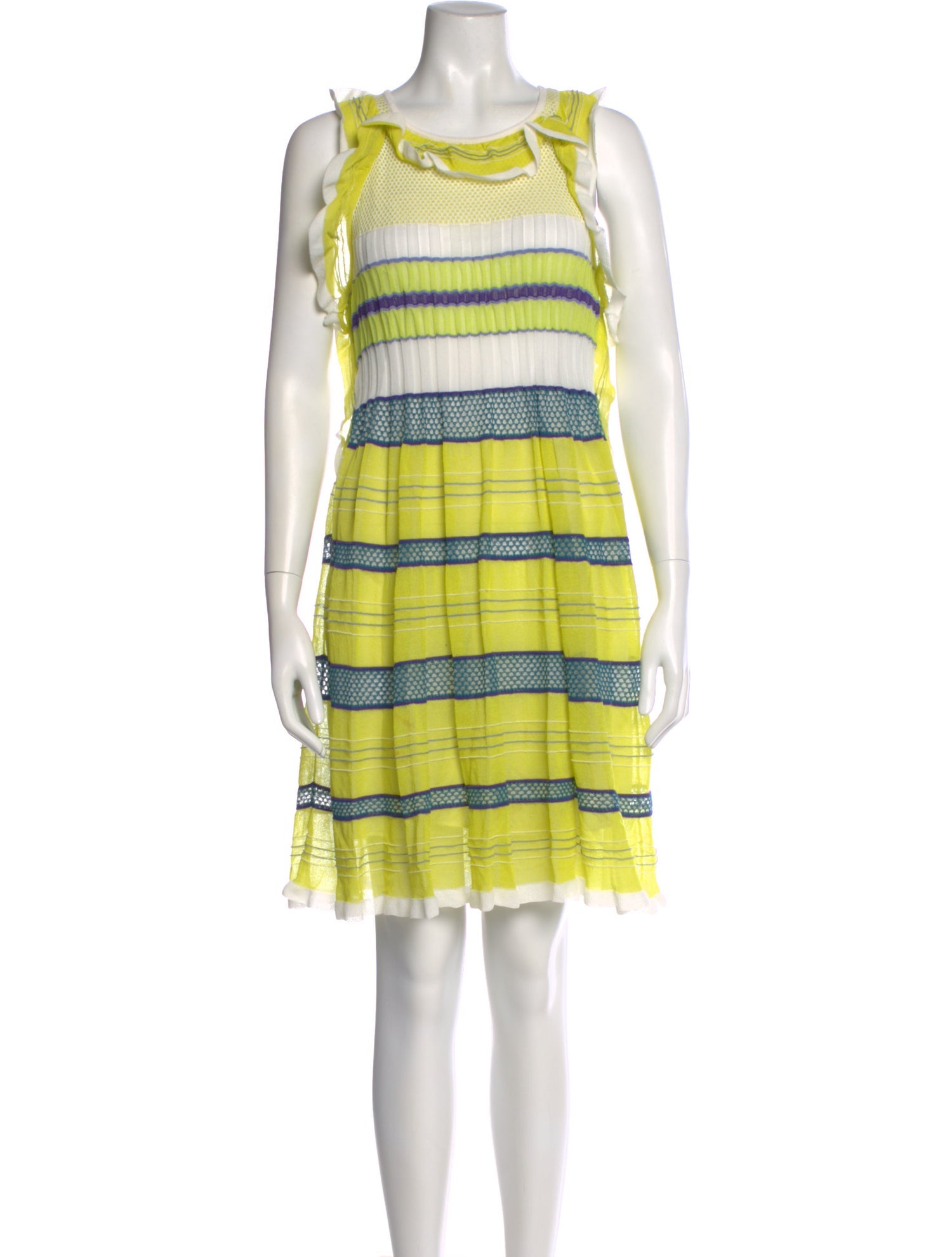 M Missoni Striped Mini Dress