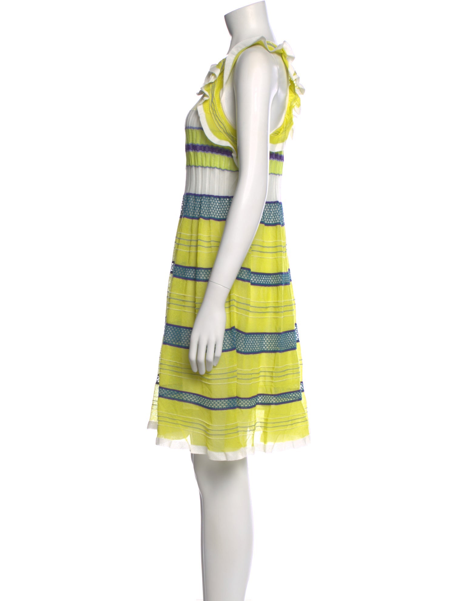 M Missoni Striped Mini Dress