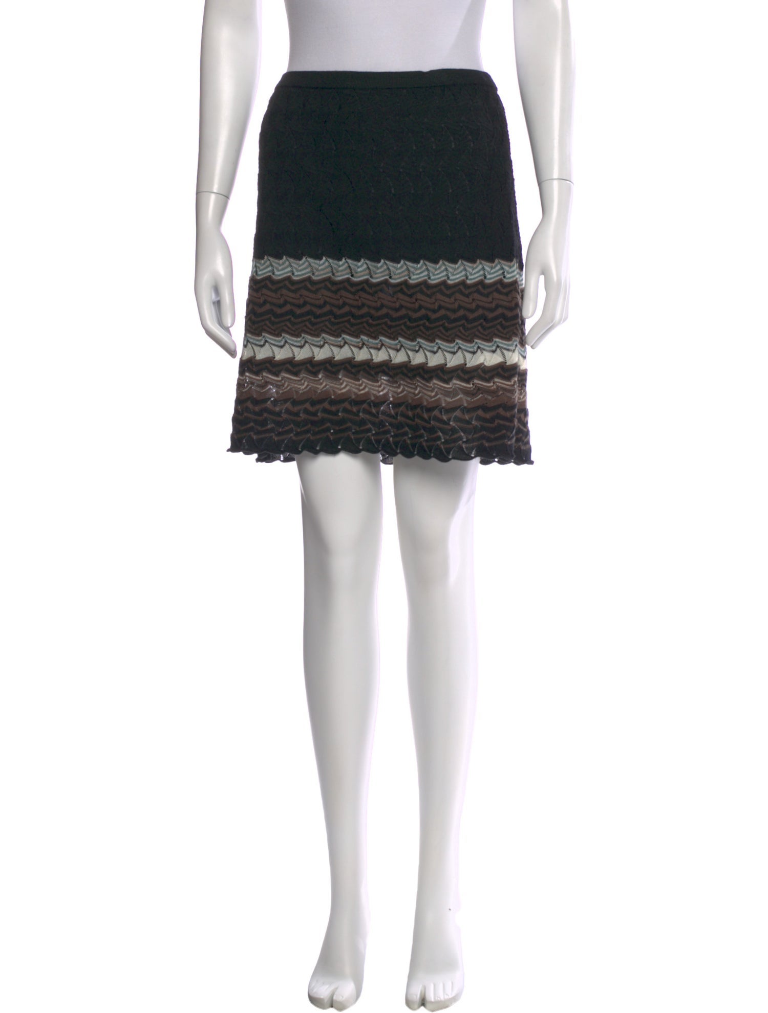 M Missoni Merino Wool Mini Skirt