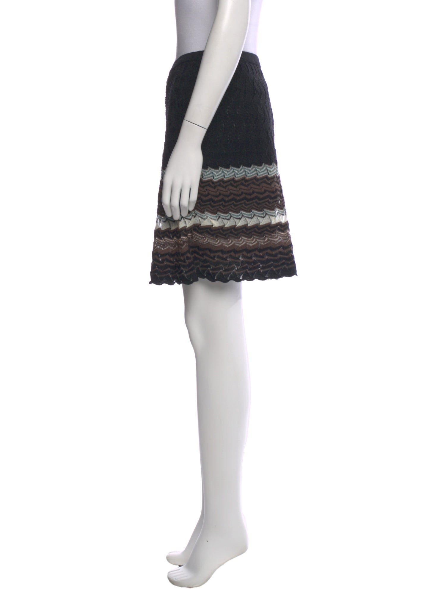 M Missoni Merino Wool Mini Skirt