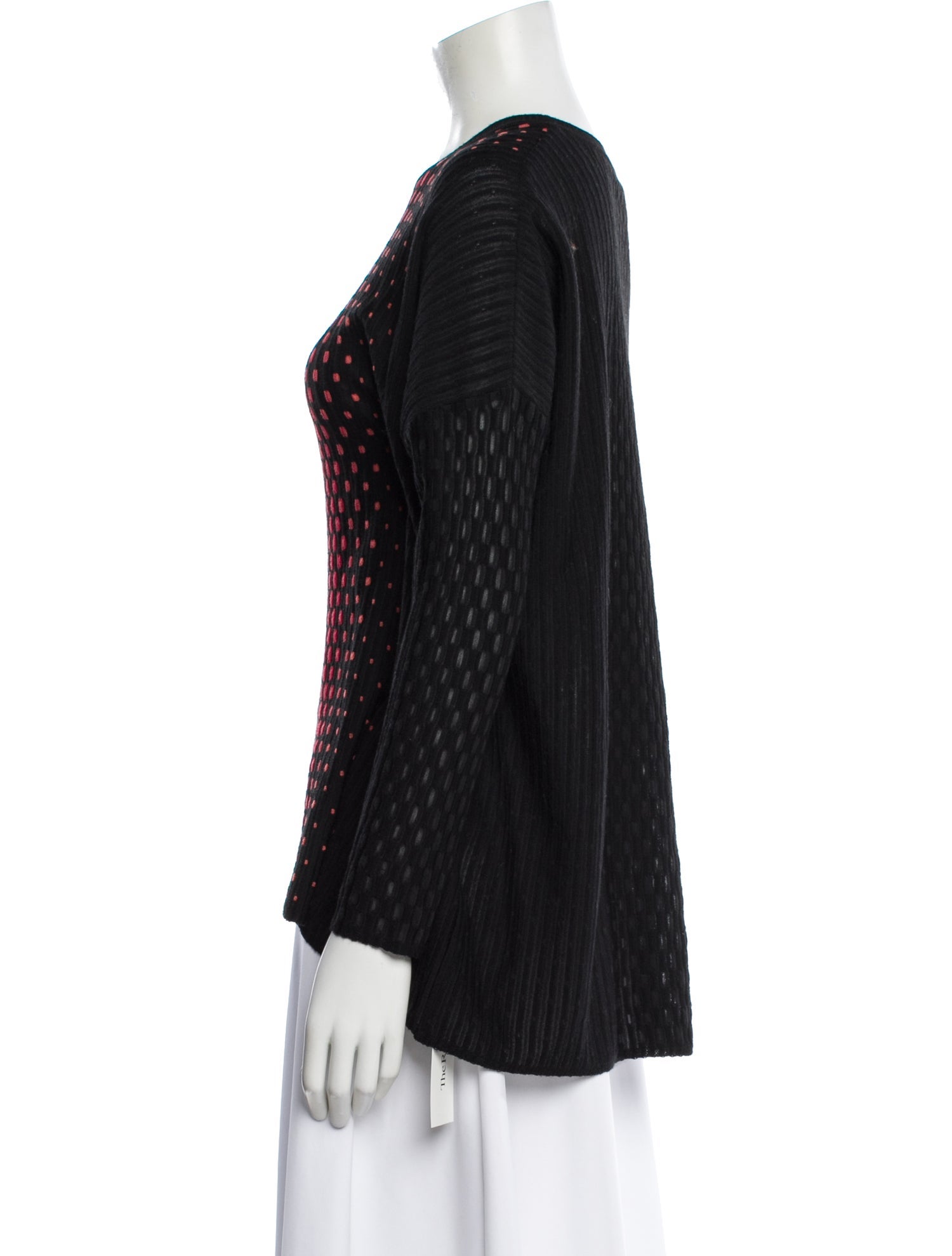 M Missoni Printed Scoop Neck Sweater