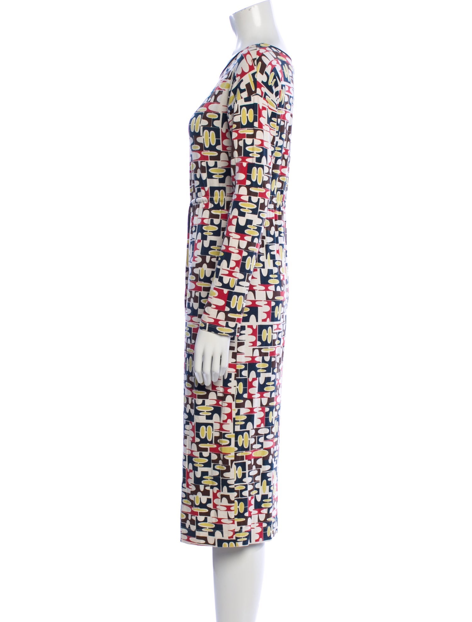M Missoni Printed Midi Length Dress