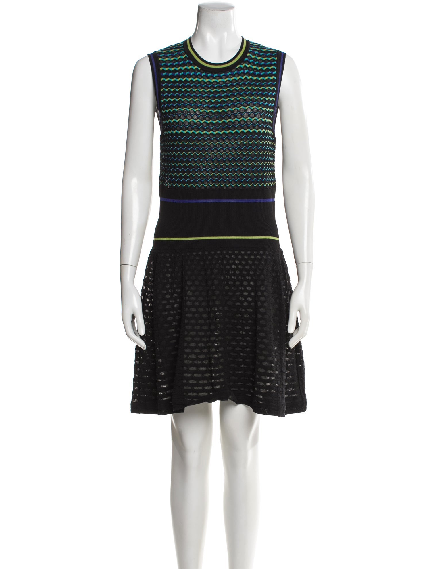 M Missoni Striped Mini Dress