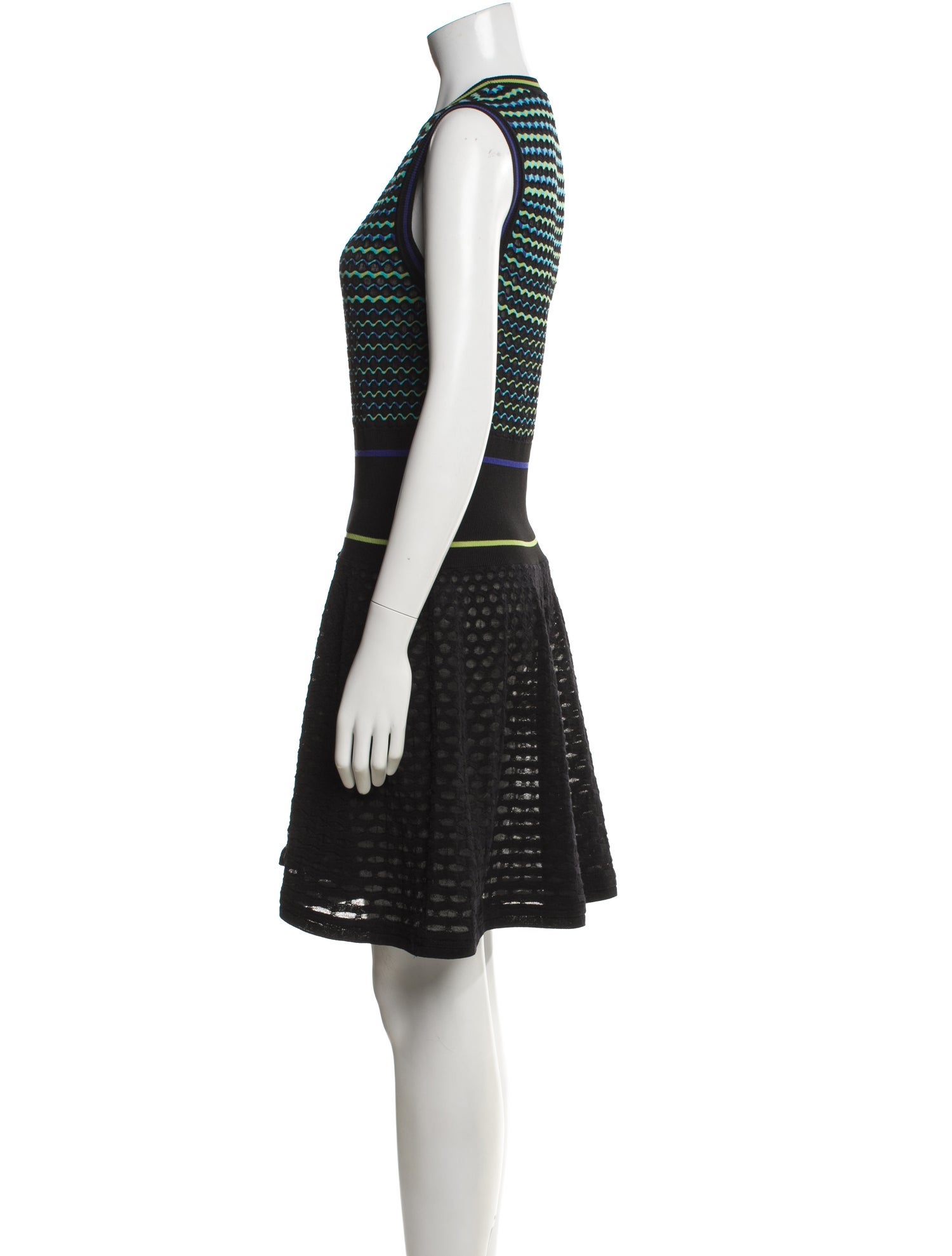 M Missoni Striped Mini Dress