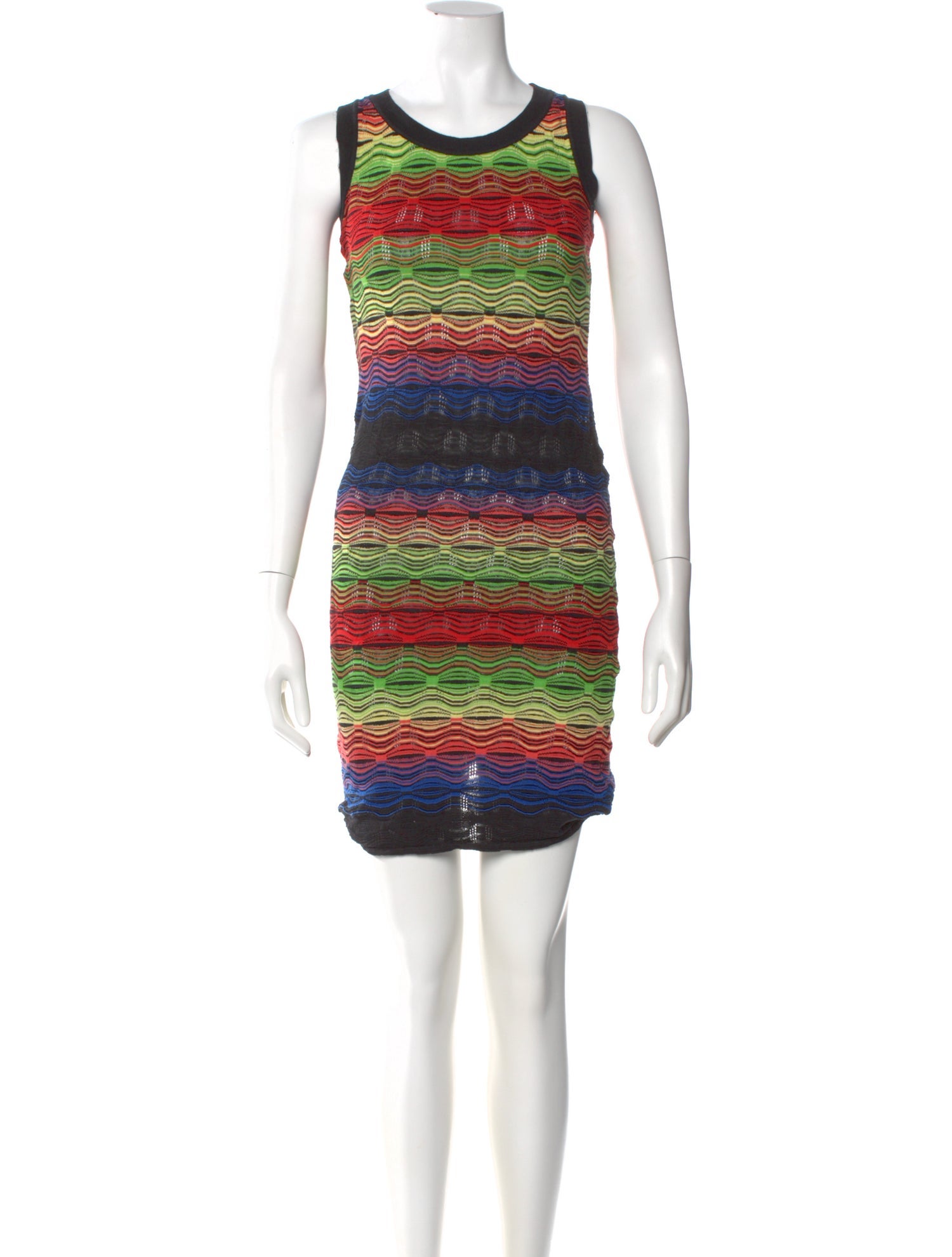 M Missoni Striped Mini Dress