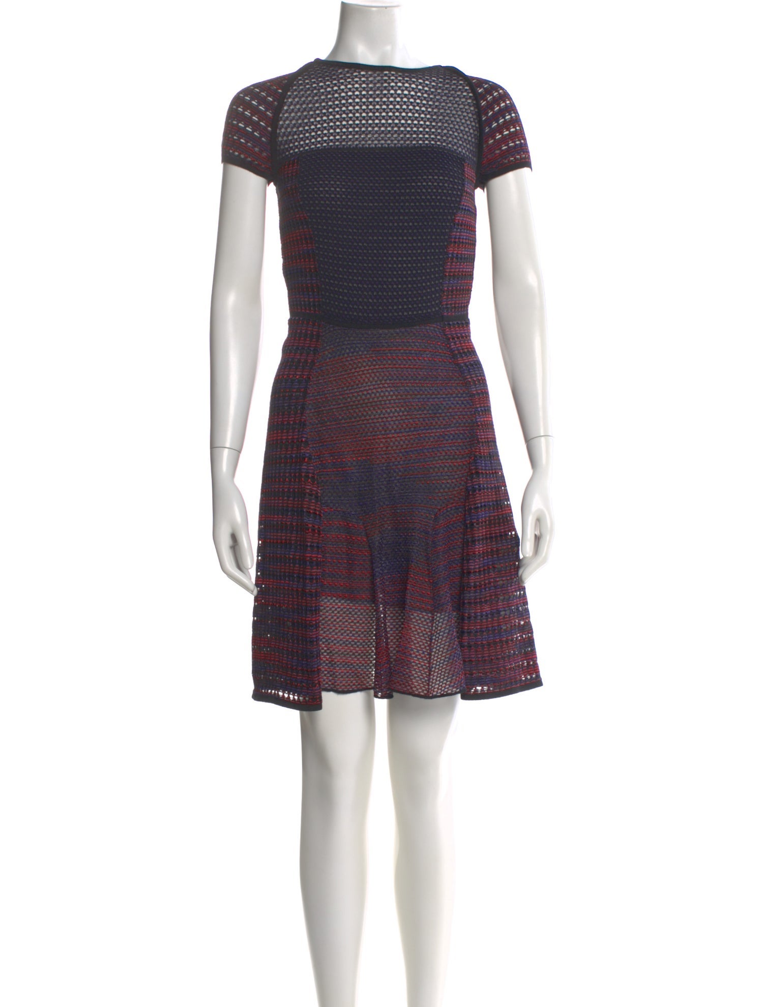 M Missoni Striped Mini Dress