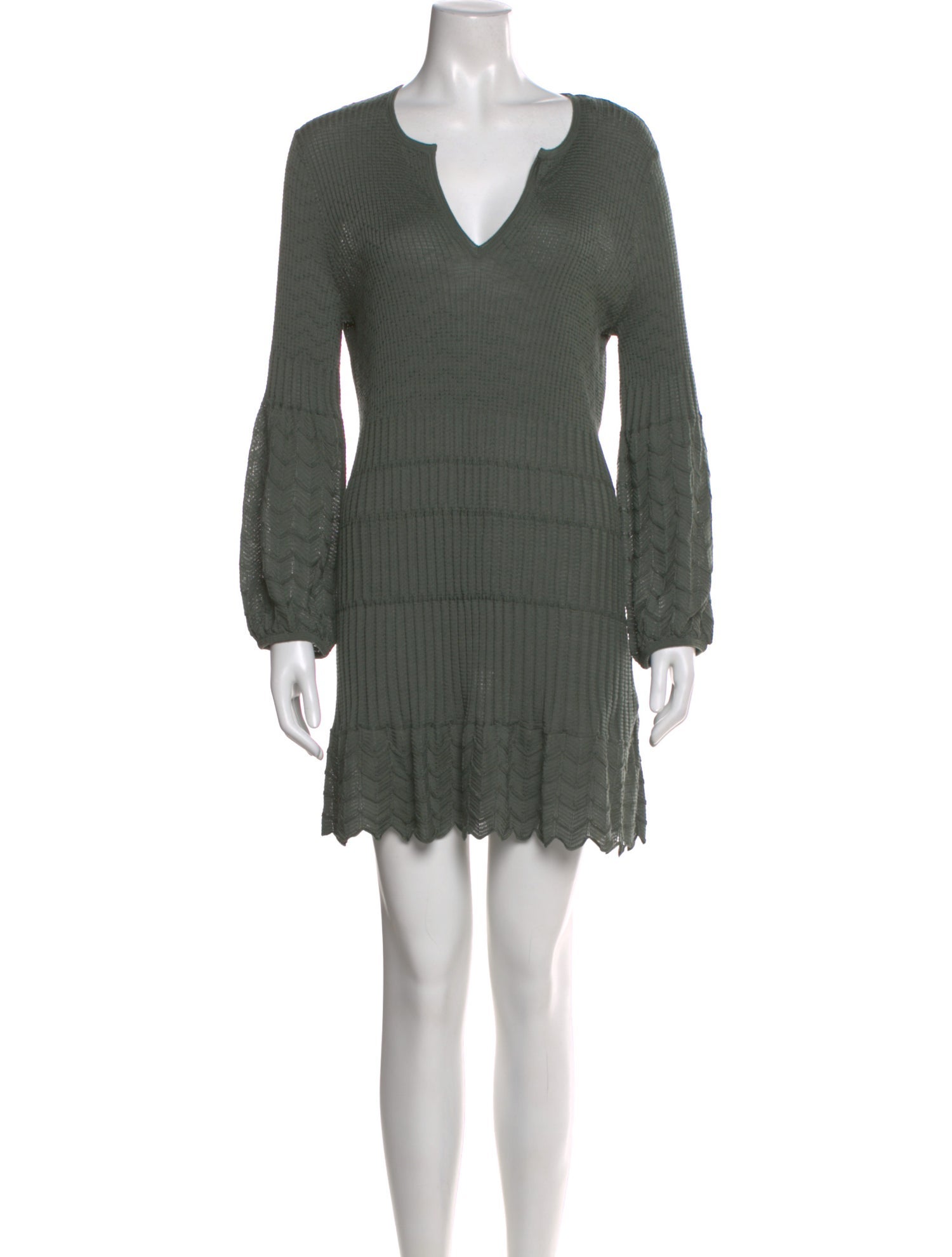 M Missoni V-Neck Mini Dress