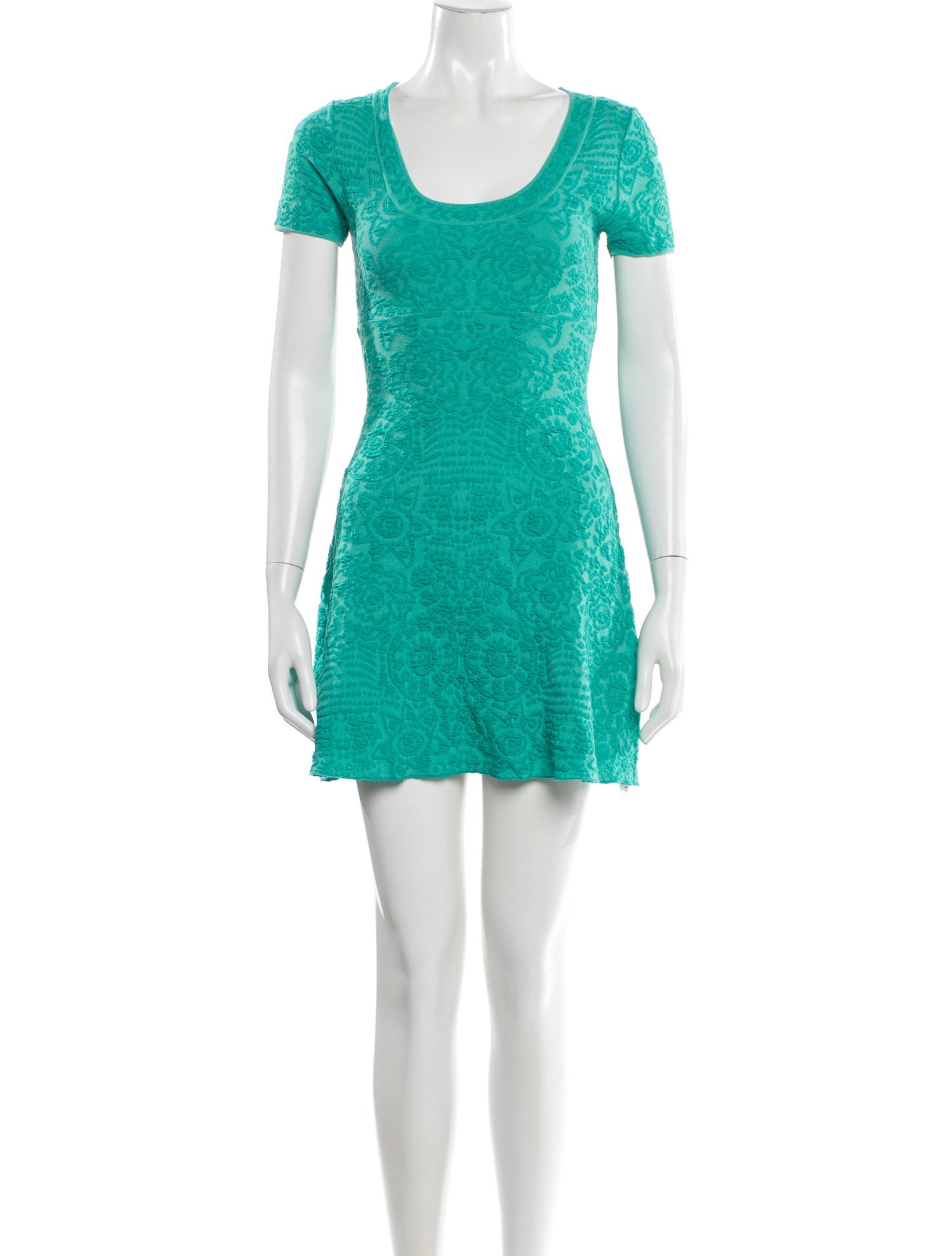 M Missoni Scoop Neck Mini Dress