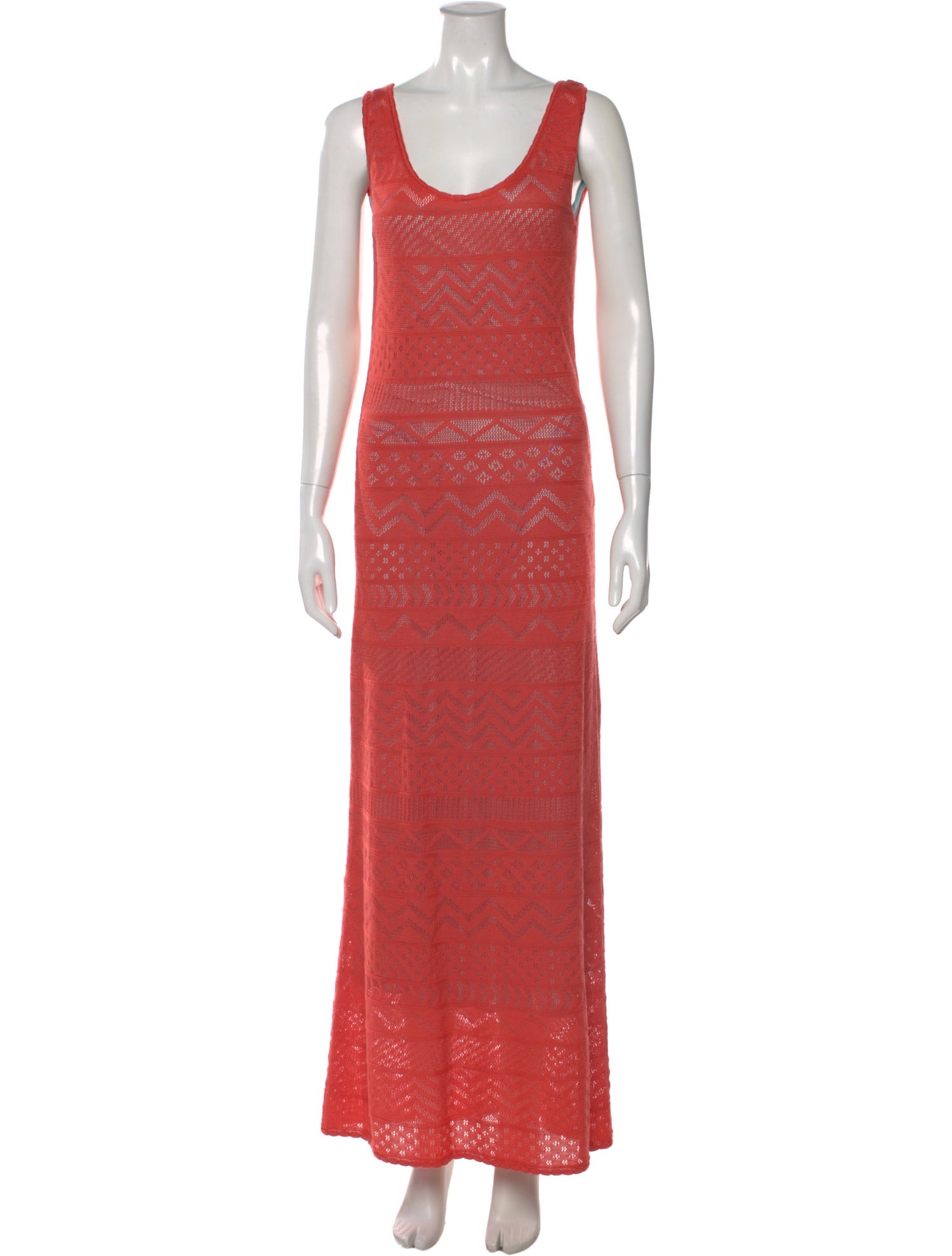 M Missoni Printed Long Dress