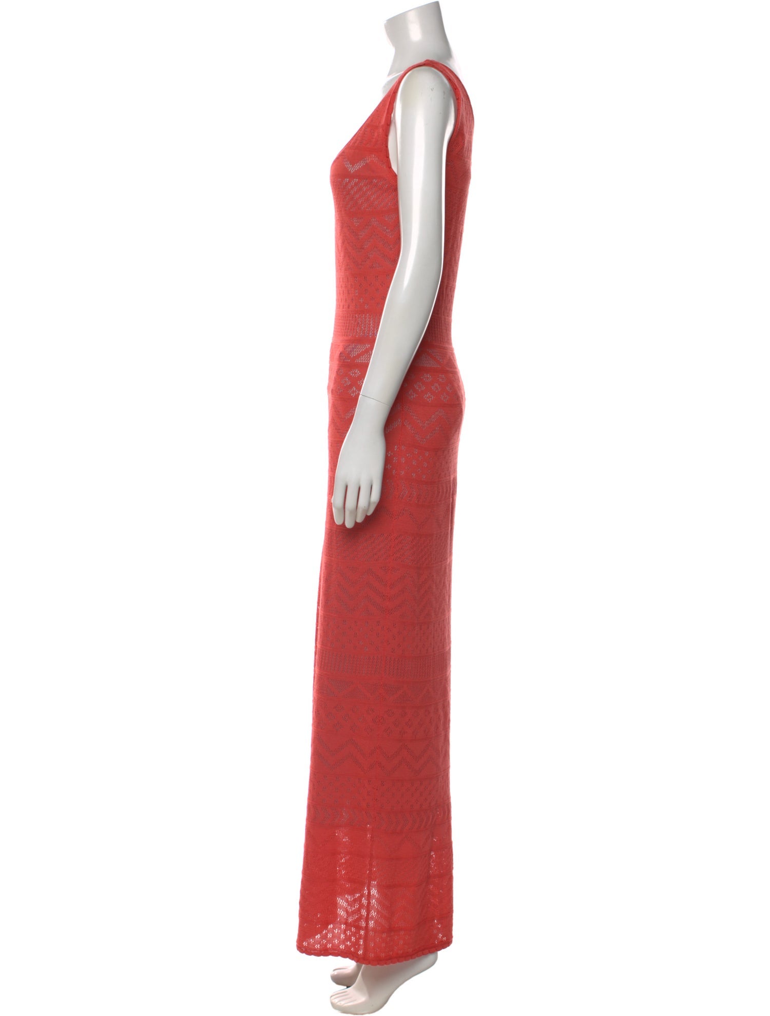 M Missoni Printed Long Dress