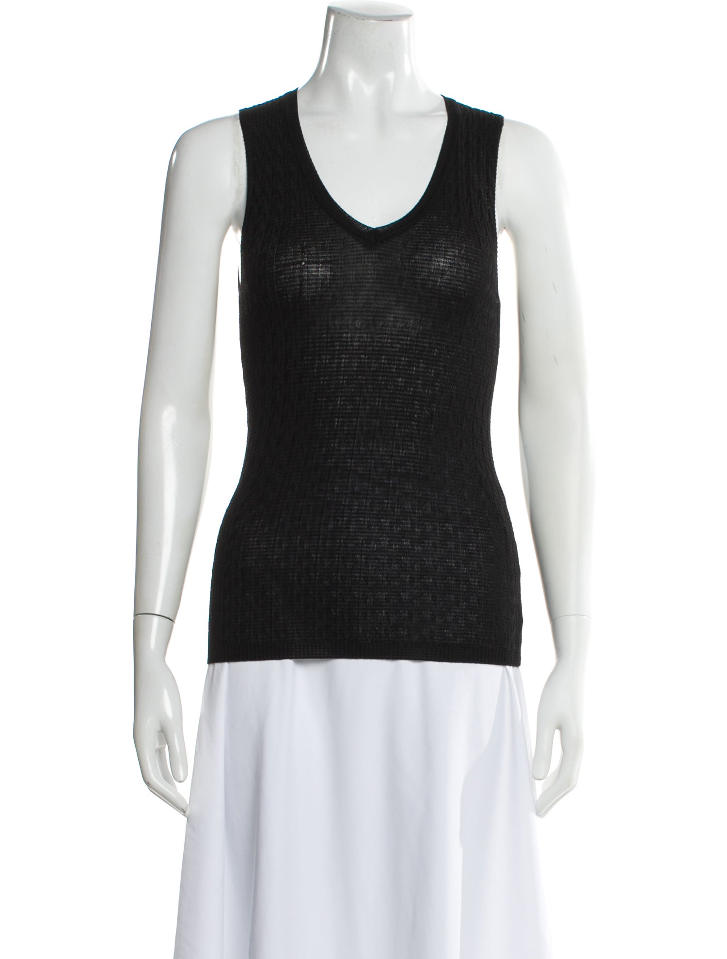 M Missoni V-Neck Sleeveless Top