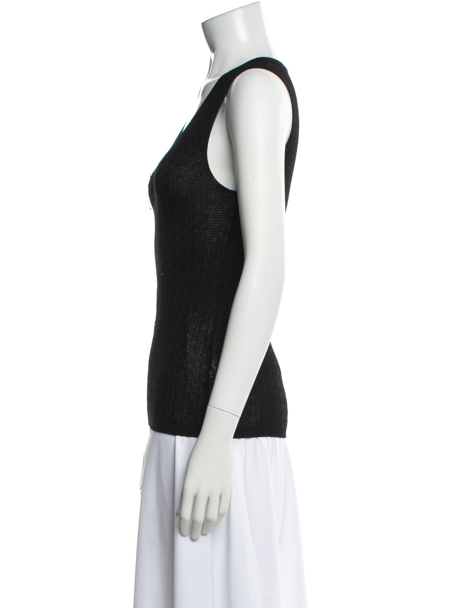 M Missoni V-Neck Sleeveless Top