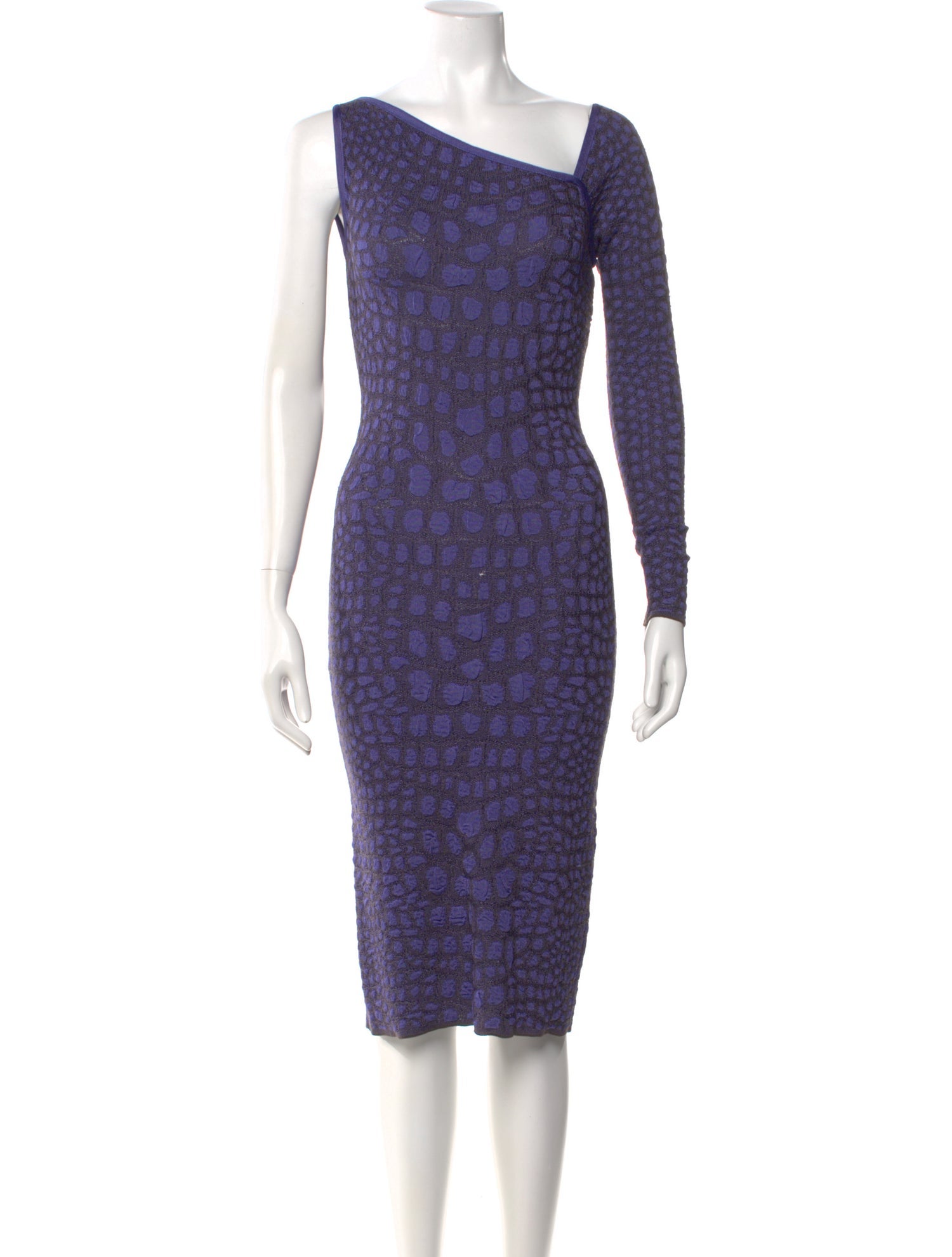 M Missoni Printed Midi Length Dress