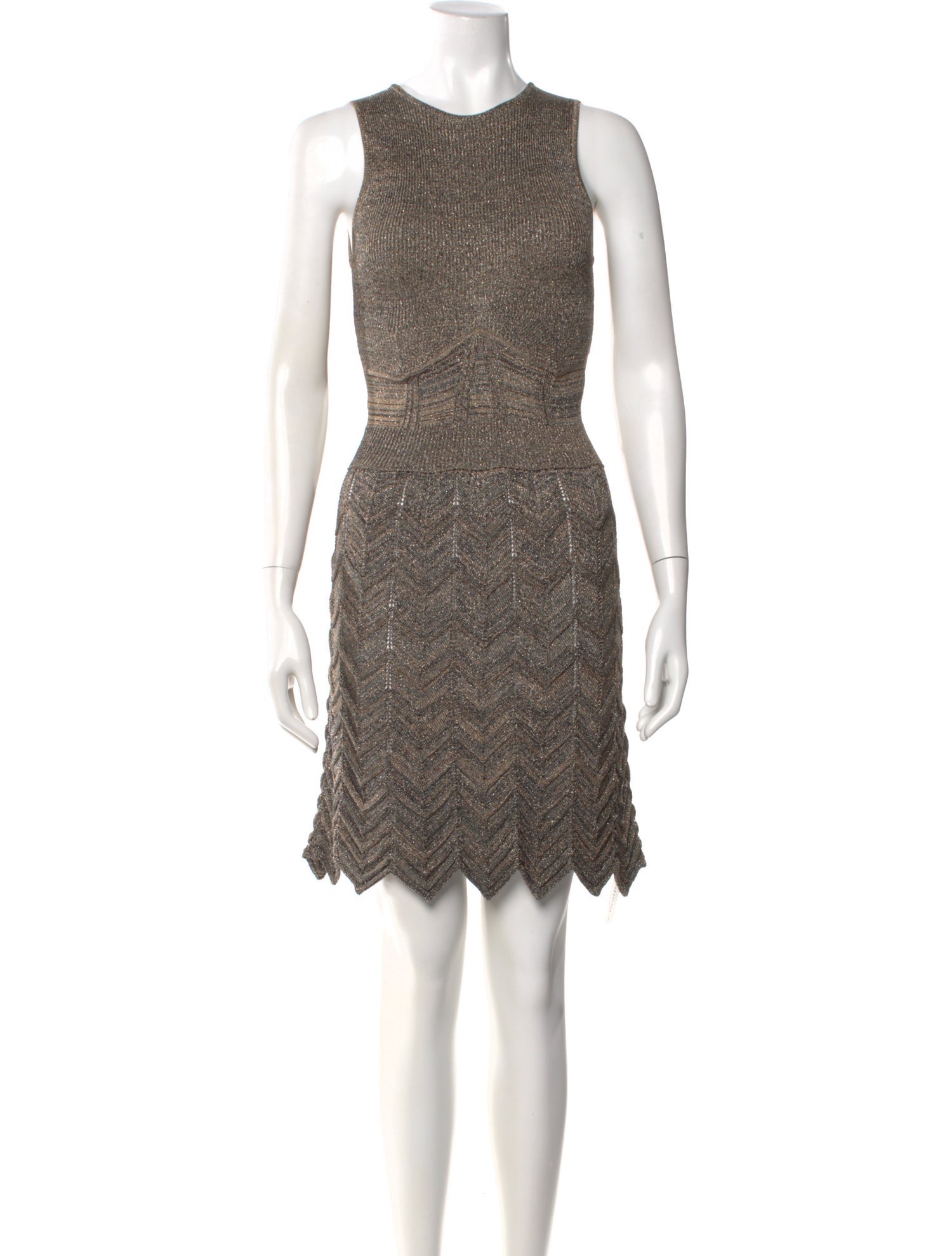 M Missoni Crew Neck Mini Dress