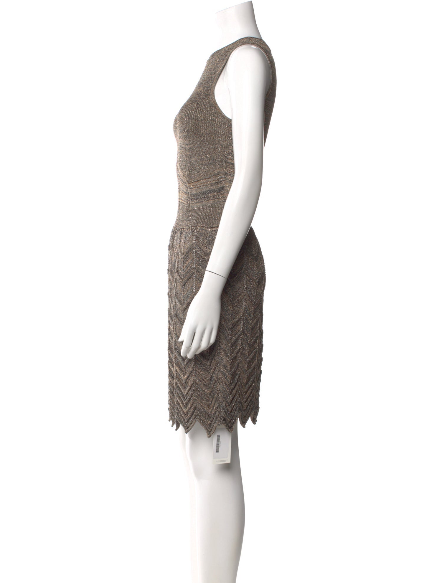 M Missoni Crew Neck Mini Dress