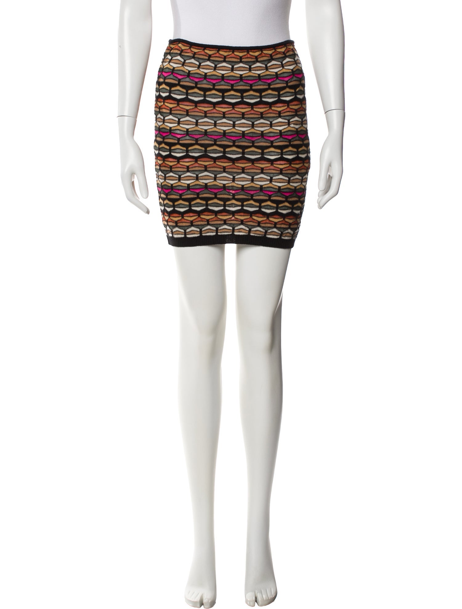 M Missoni Merino Wool Mini Skirt