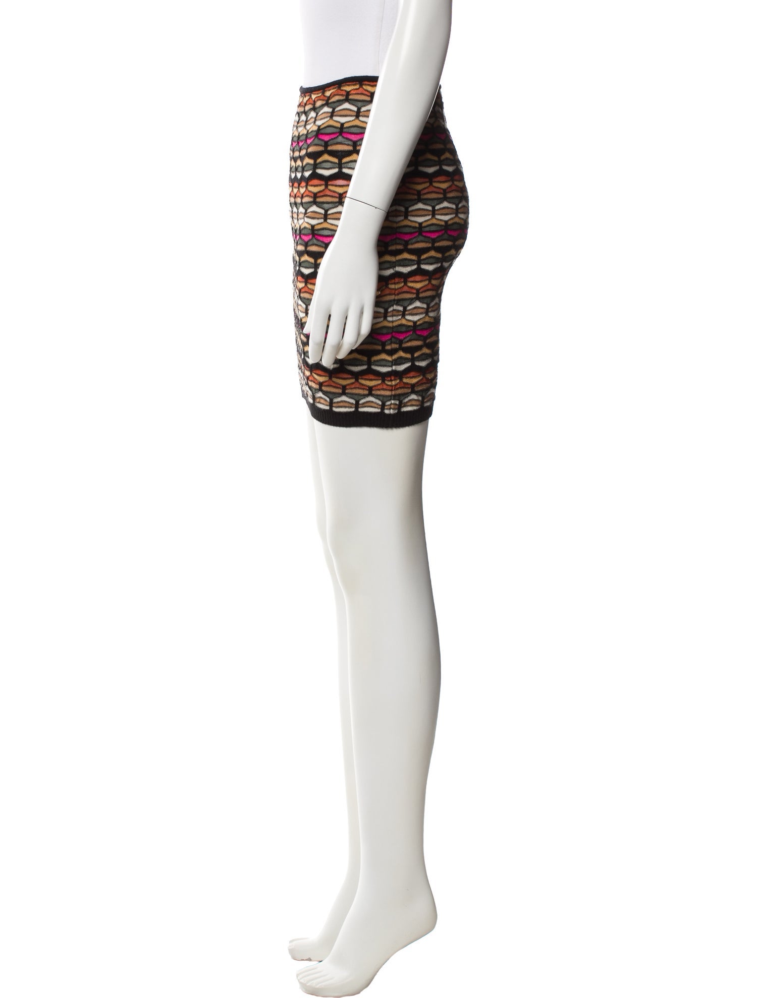 M Missoni Merino Wool Mini Skirt