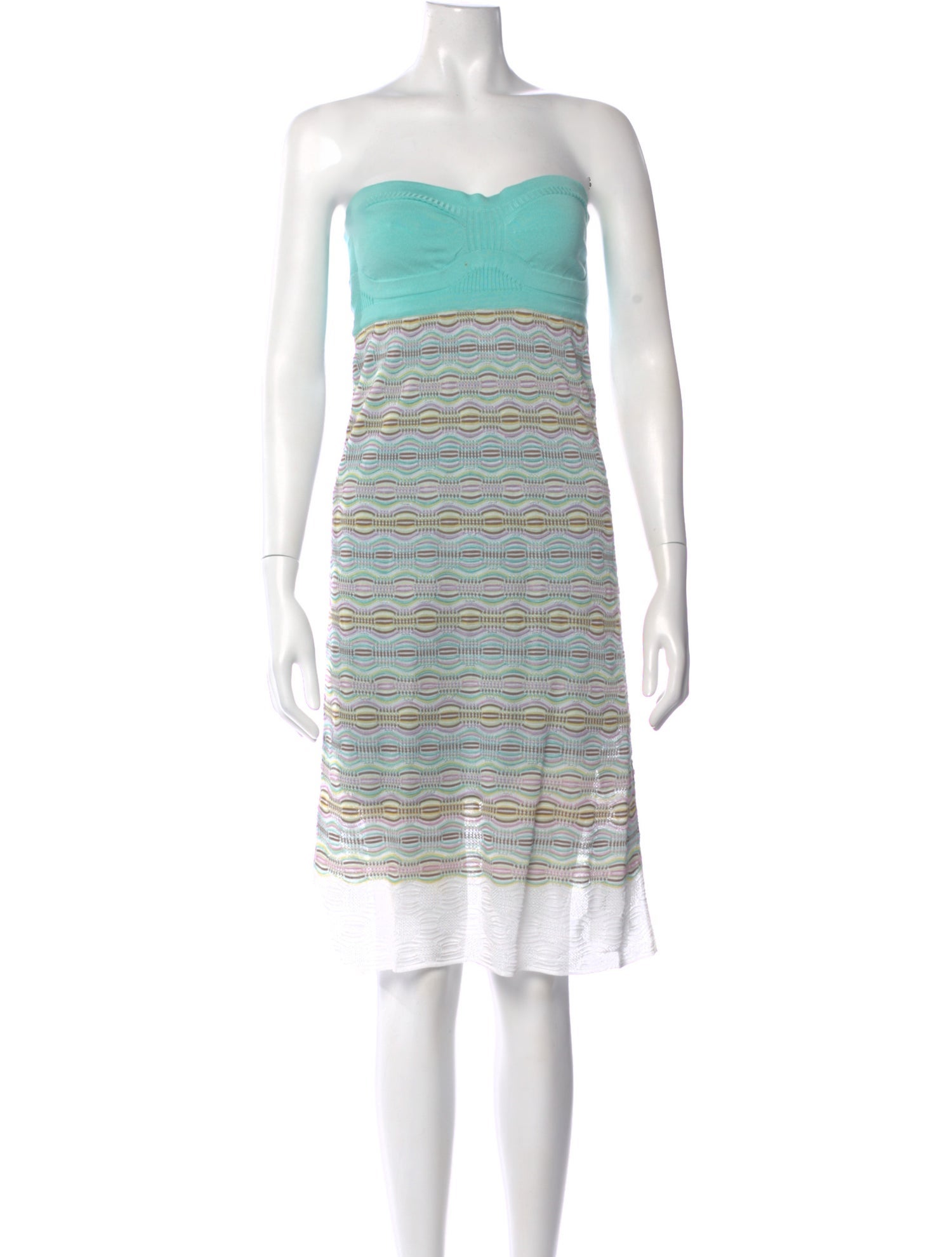 M Missoni Striped Mini Dress