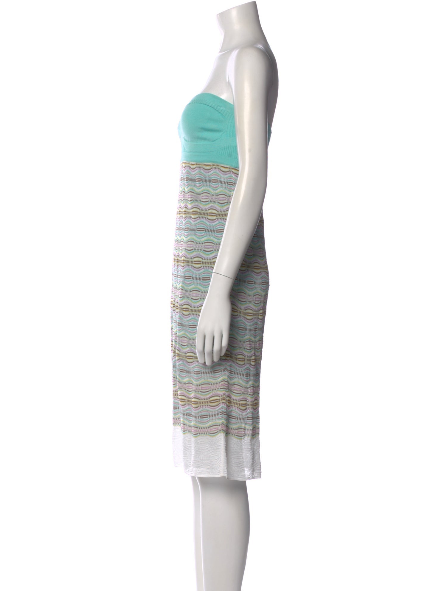 M Missoni Striped Mini Dress