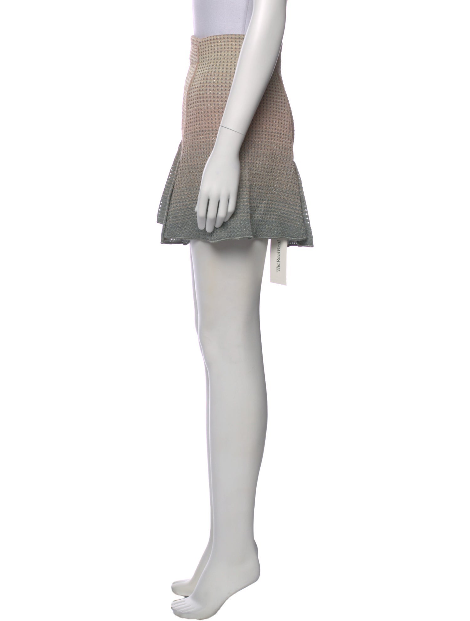 M Missoni Colorblock Pattern Mini Skirt