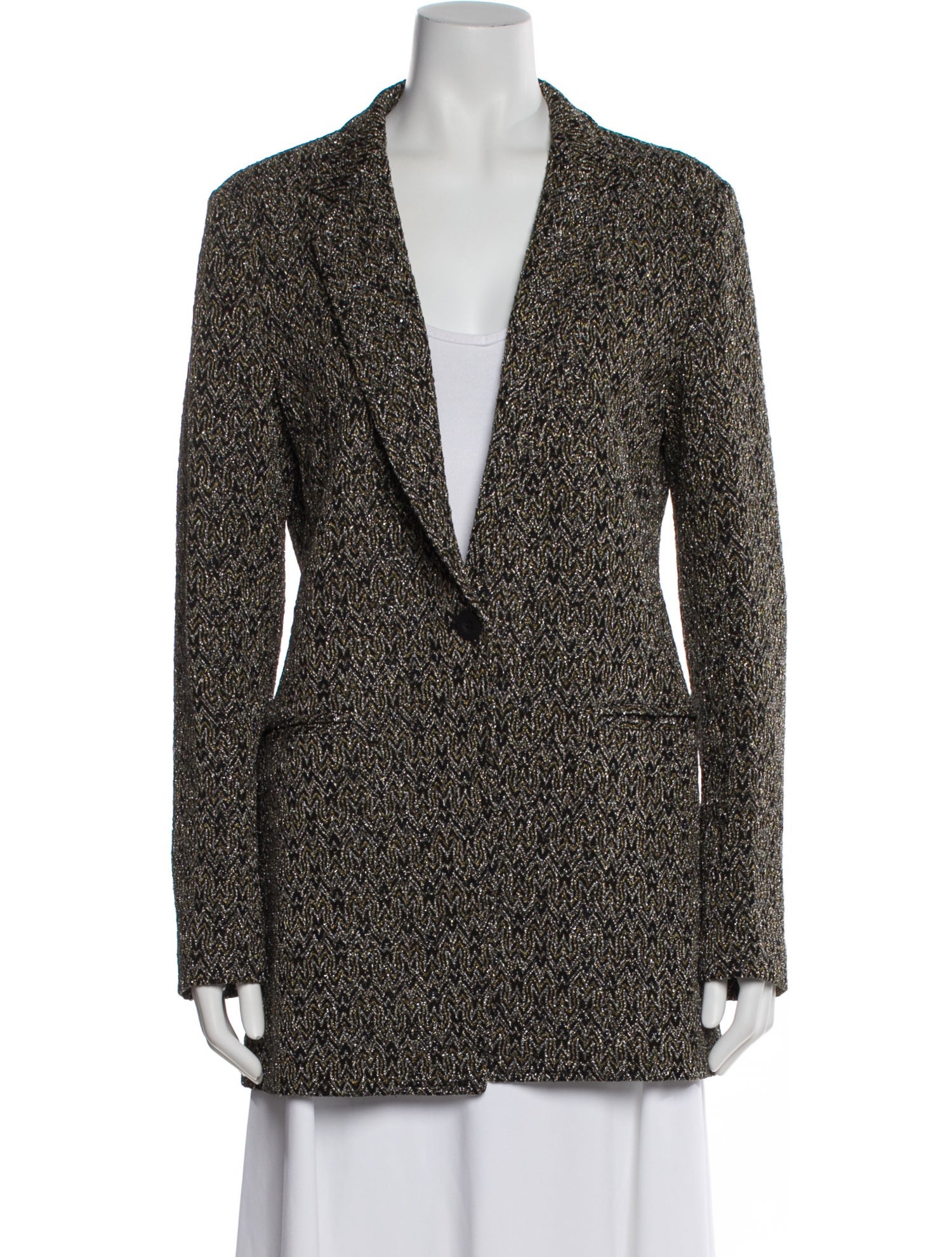 M Missoni Printed Blazer w/ Tags