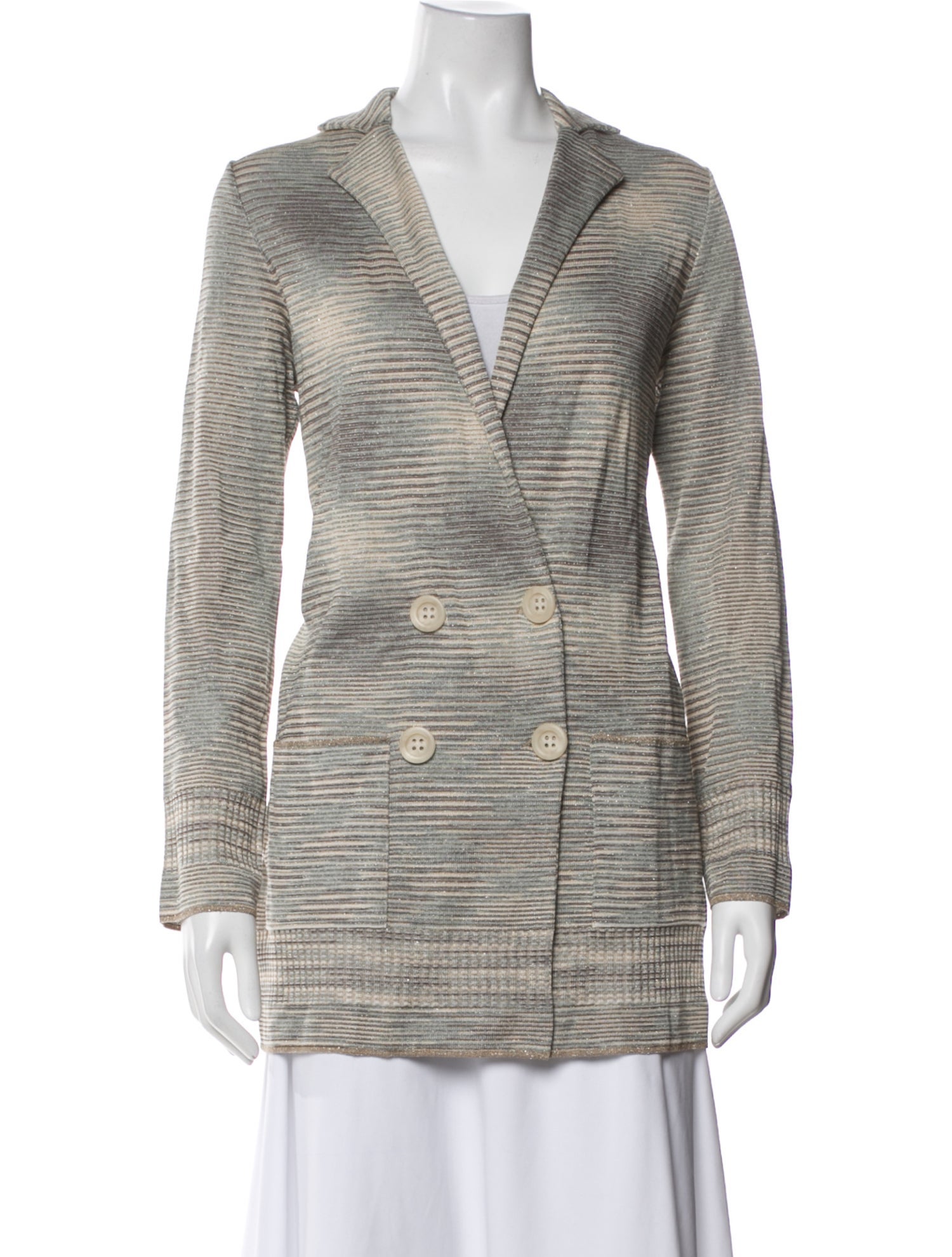 M Missoni Striped Blazer w/ Tags