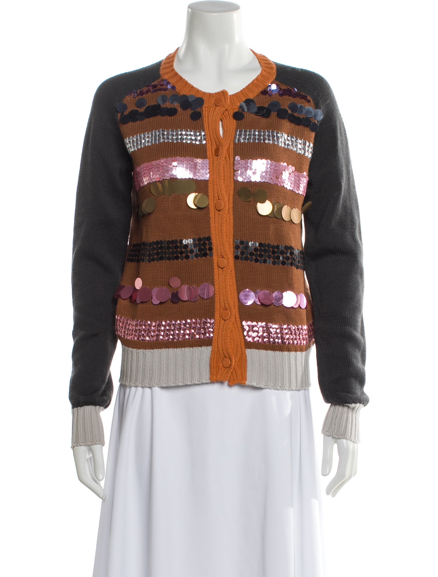 M Missoni Merino Wool Printed Sweater