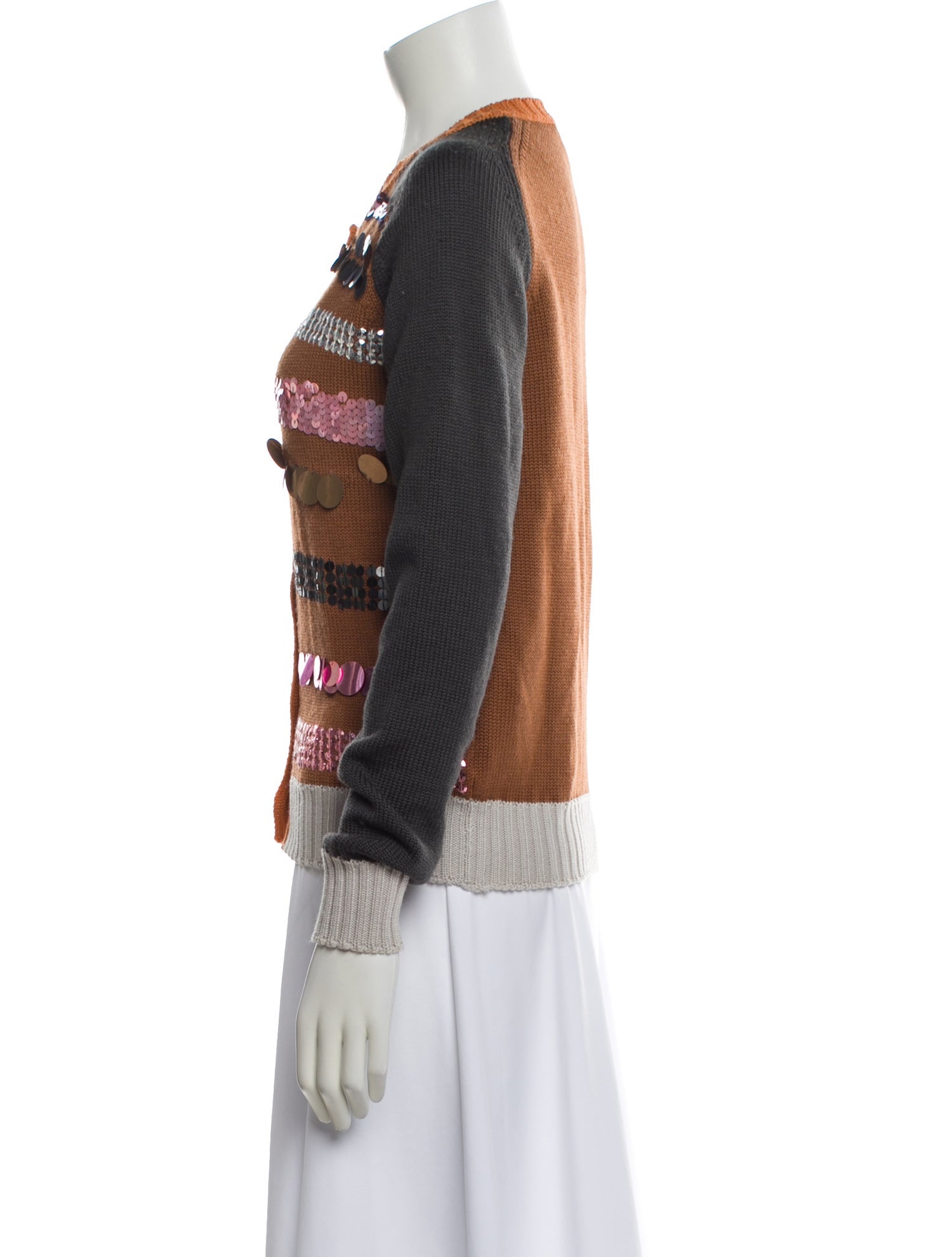 M Missoni Merino Wool Printed Sweater