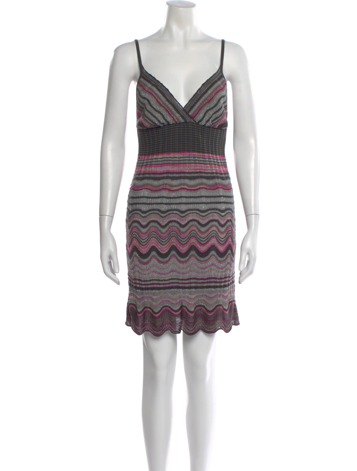 M Missoni Striped Mini Dress