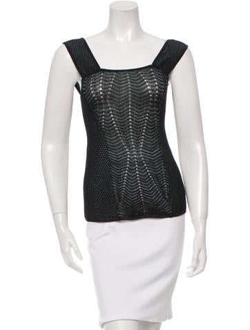 M Missoni Knit Sleeveless Top