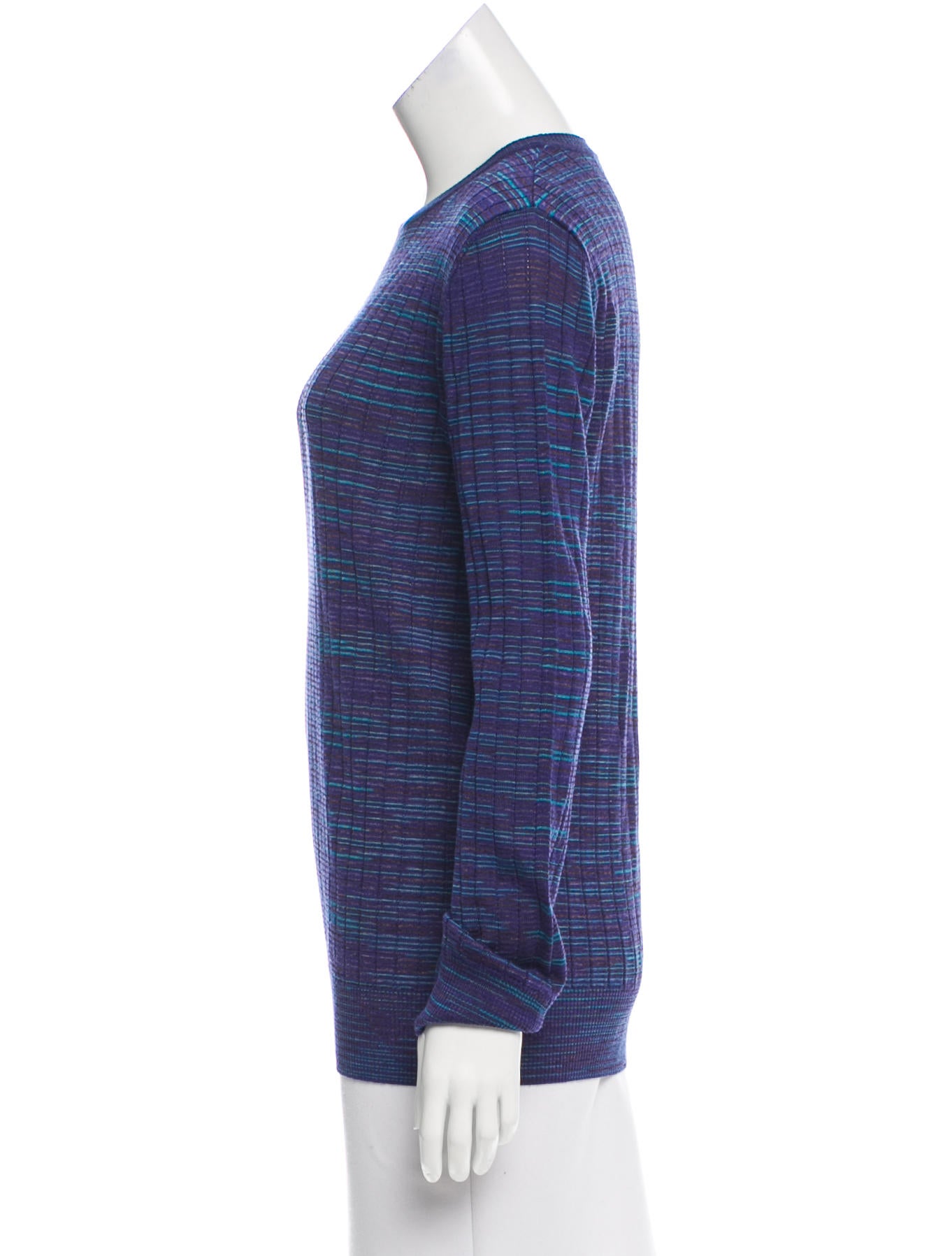 m missoni patterned scoop neck sweater clothing m missoni patterned scoop neck sweater clothing