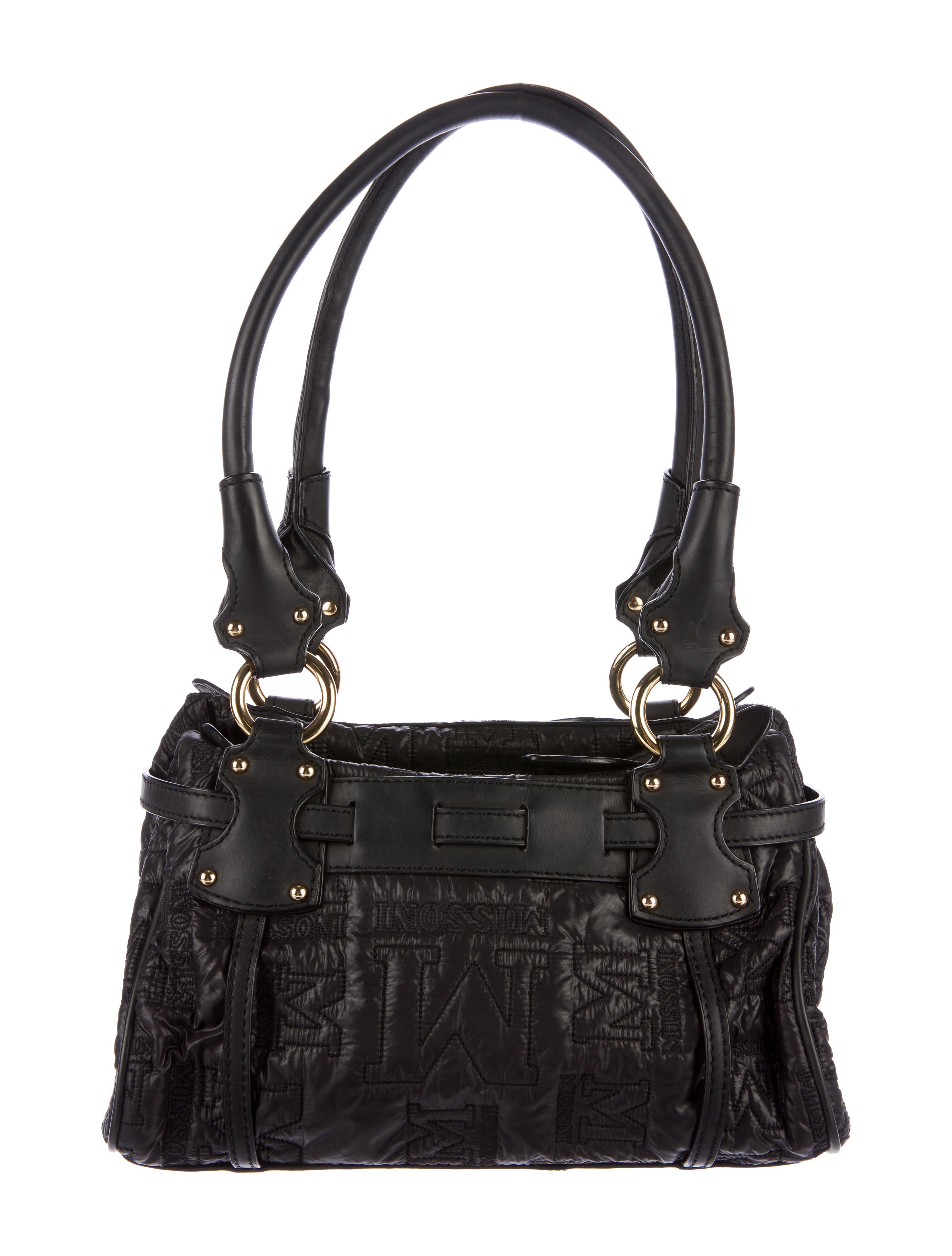 M Missoni LeatherTrim Shoulder Bag Handbags WM437975 The RealReal