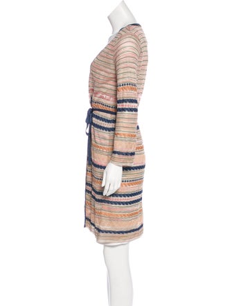 M Missoni Mixed Print Knit Cardigan
