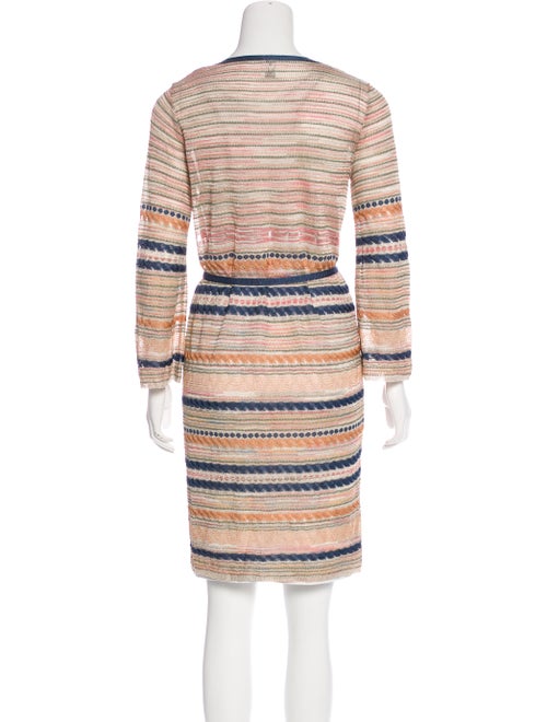 M Missoni Mixed Print Knit Cardigan