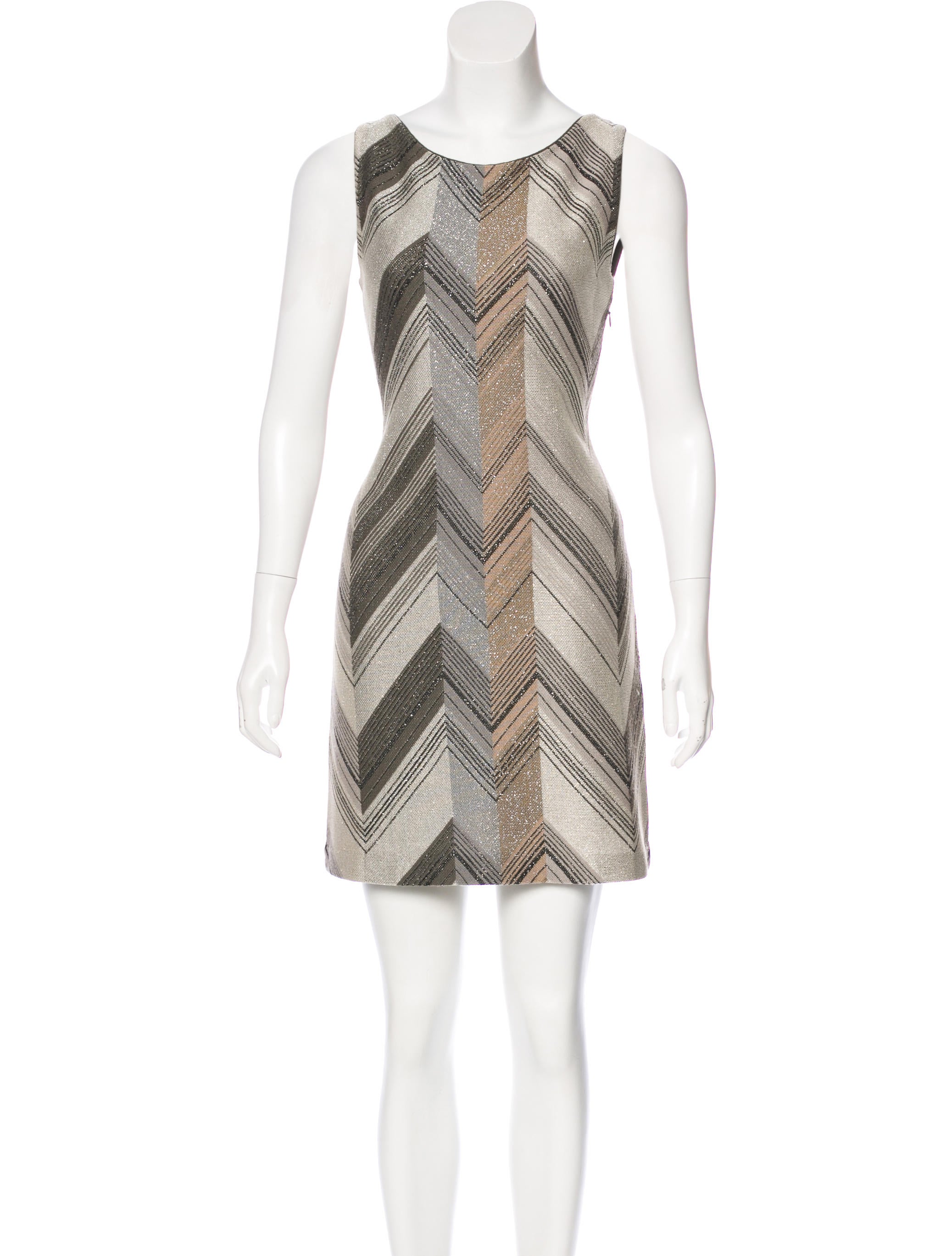 M Missoni Sleeveless Mini Dress Clothing WM443220 The RealReal