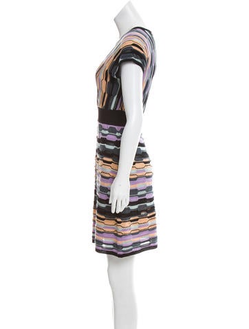 Fabulous SPORT MISSONI Dress UK8-10 Black and white KB001