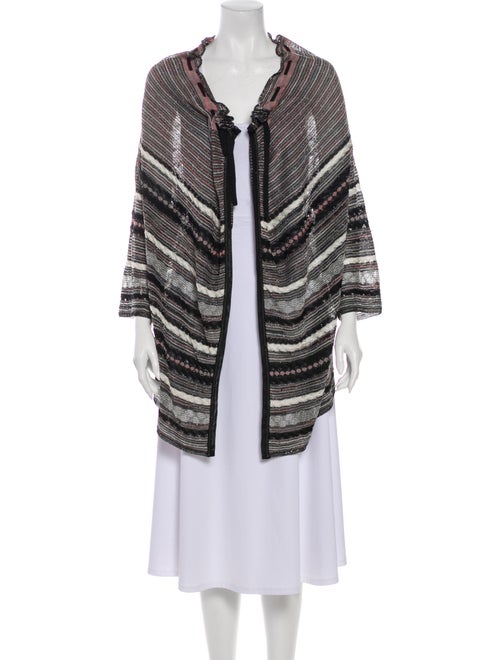 M Missoni Lightweight Long Sleeve Cardigan Black