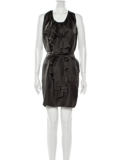 M Missoni Silk Mini Dress Green
