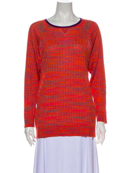 M Missoni Scoop Neck Sweater Orange