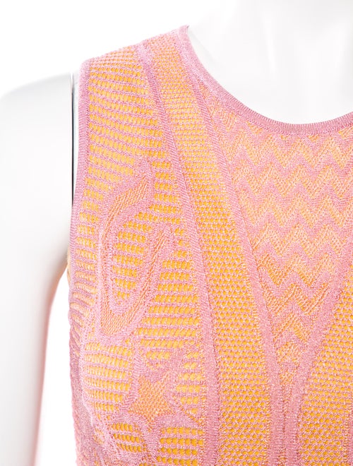 M Missoni Printed Midi Length Dress