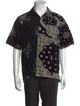 Miyagihidetaka Paisley Print Short Sleeve Shirt