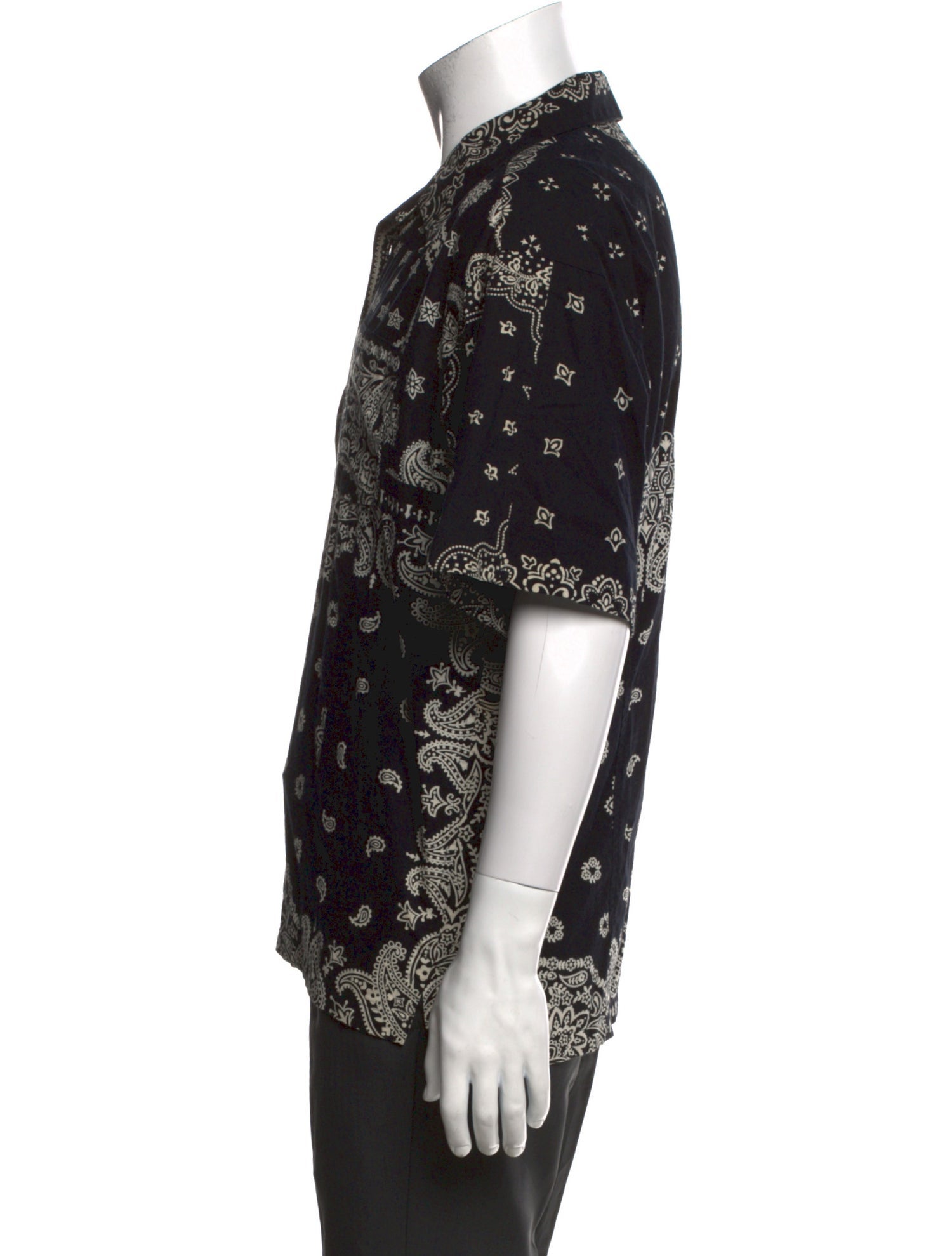 Miyagihidetaka Paisley Print Short Sleeve Shirt