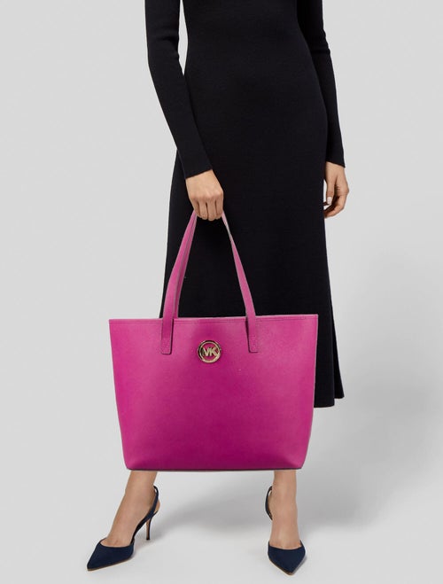Michael Michael Kors Saffiano Leather Tote Bag