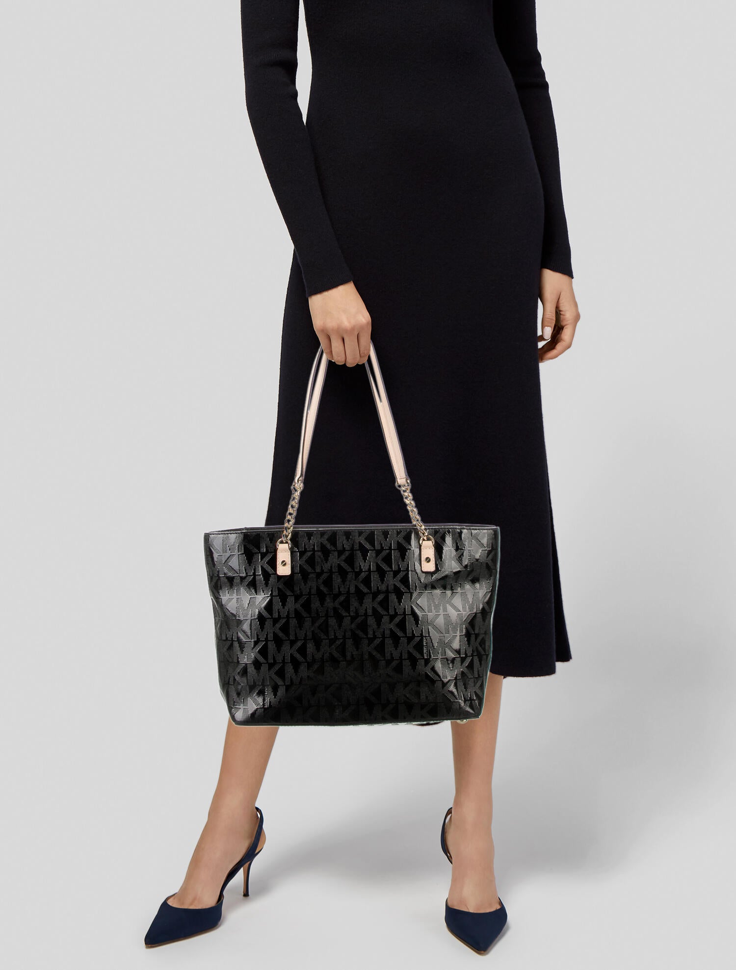 Michael Michael Kors Patent Leather Tote Bag