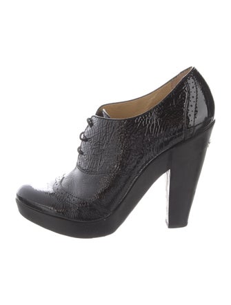 Michael Michael Kors Leather Lace-Up Boots