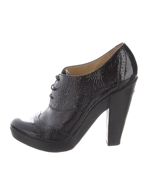 Michael Michael Kors Leather Lace-Up Boots